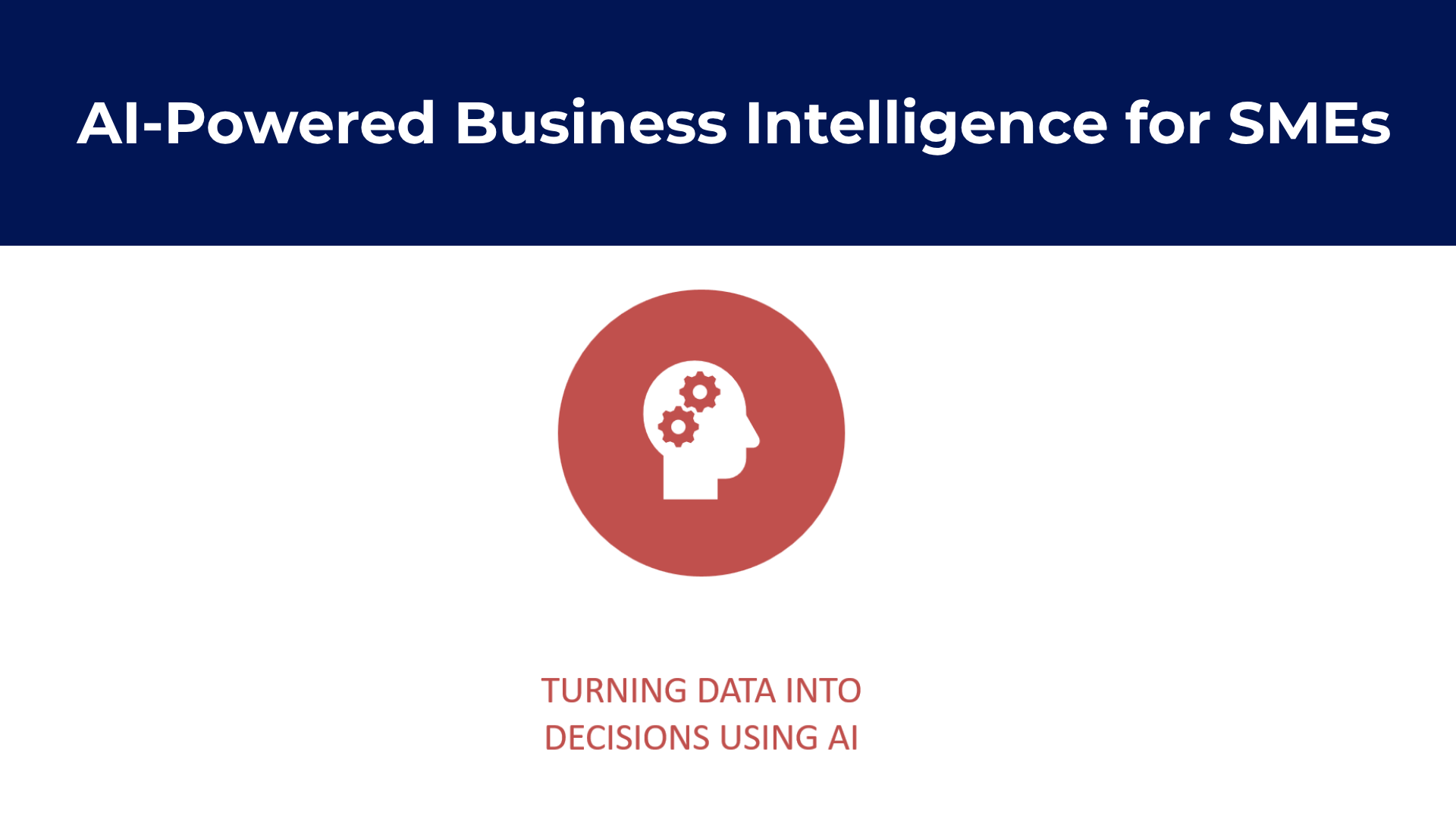 AI Powered Business Intelligence for SMEs