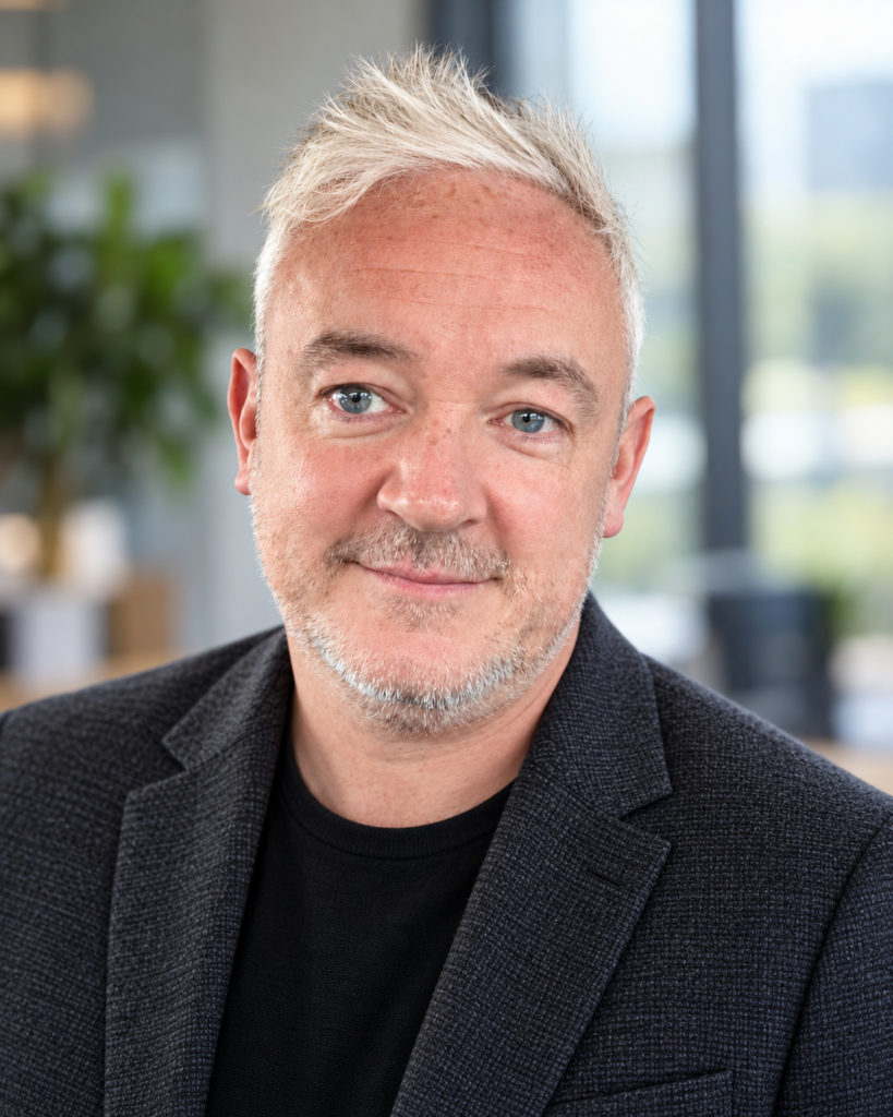 Privacy first, AI ready: how SeeMe built its data strategy with E-DATA eoin’s confident modern office portrait